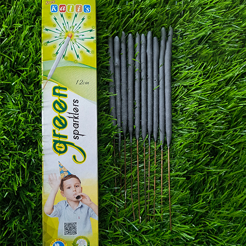 12CM GREEN SPARKLERS