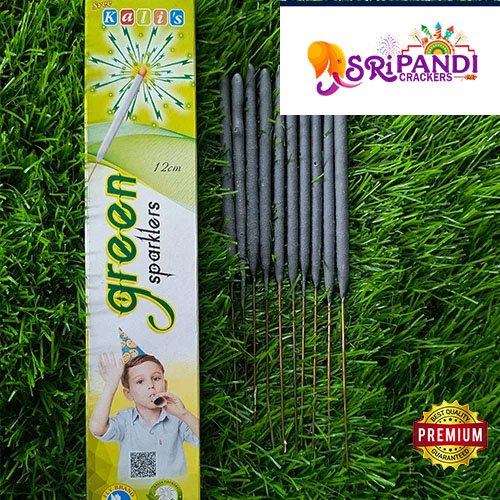 12CM GREEN SPARKLERS