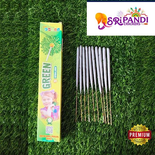 10CM GREEN SPARKLERS